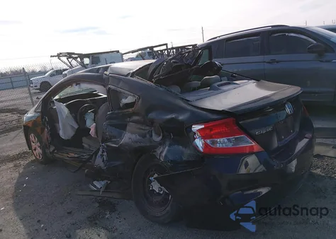 2012 Honda Civic Lx из США, поврежденный, VIN 2HGFG3B55CH545029